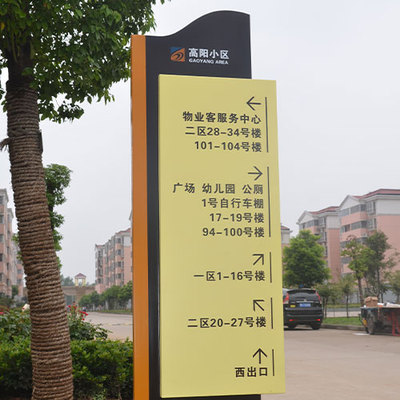 高阳小区楼宇标识